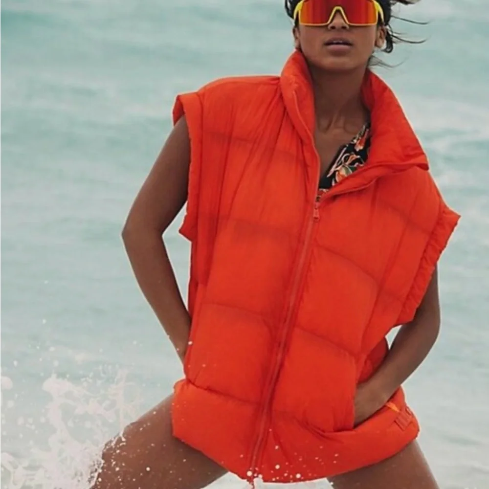 FP Movement by Free People Red Bubble Puffer Vest - Picture 11 of 12